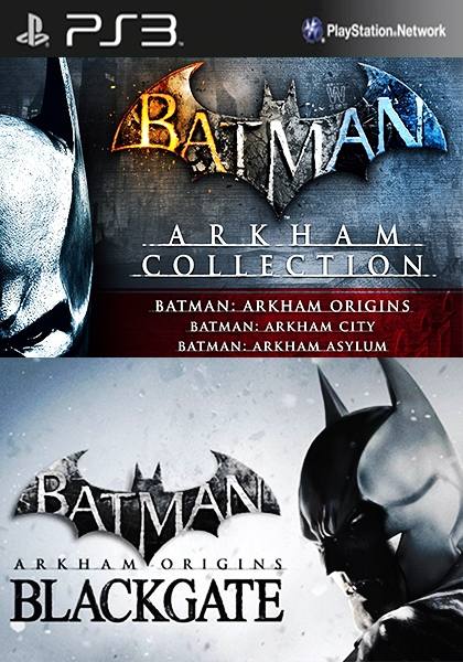Batman Arkham Collection Mas Batman Arkham Origins Blackgate Deluxe Edition  PS3 | Juegos Digitales Honduras | Venta de juegos Digitales PS3 PS4 Ofertas